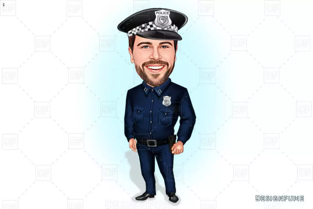 Police caricature